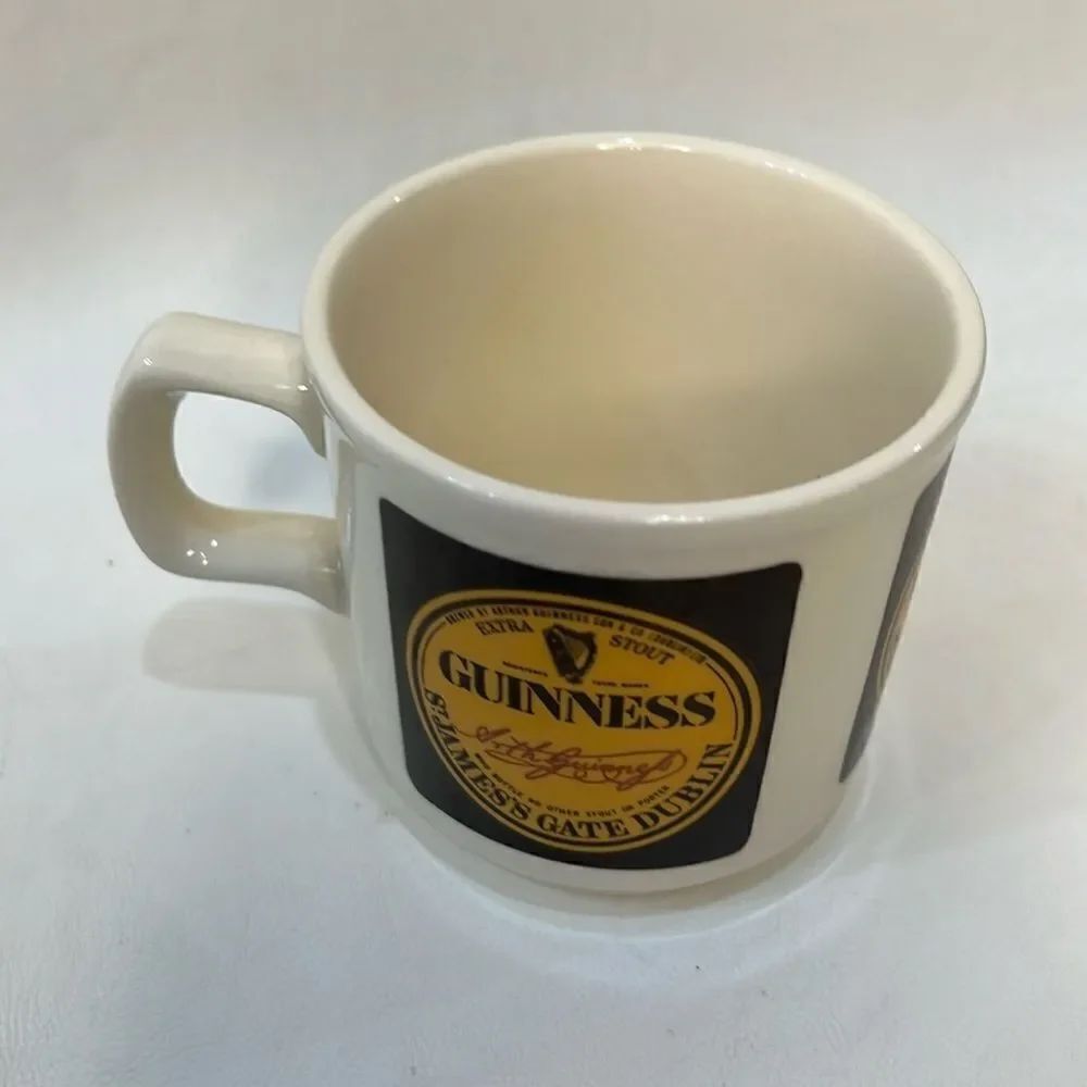 Guinness Coffee Mug St James’s Gate Dublin Ireland Beer Cup 8 Oz Extra